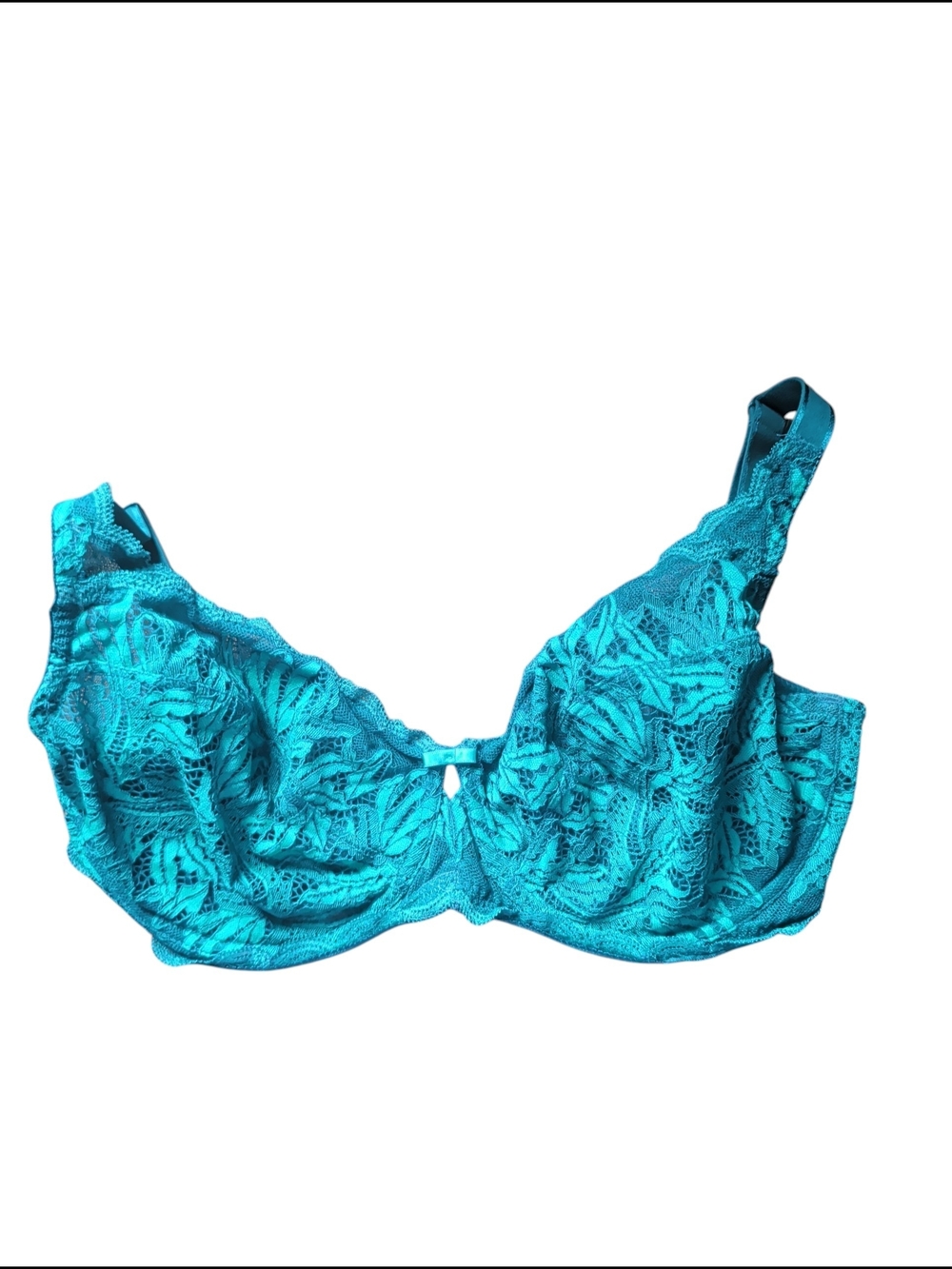 Paramour Teal Lace Underwire Bra